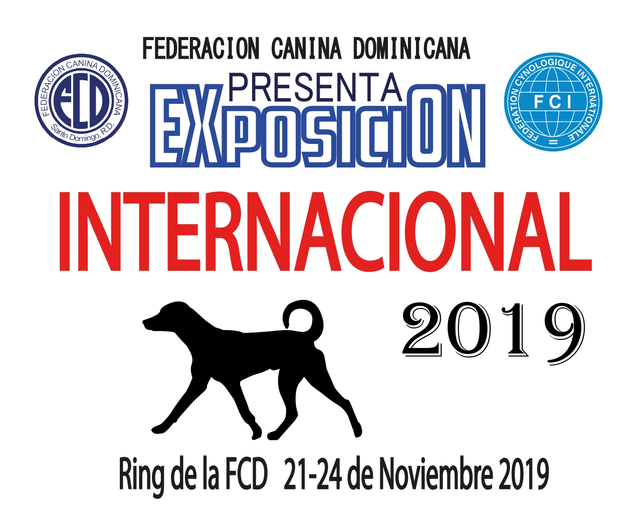 Federación Canina Dominicana anuncia Exposición Canina Internacional 2019