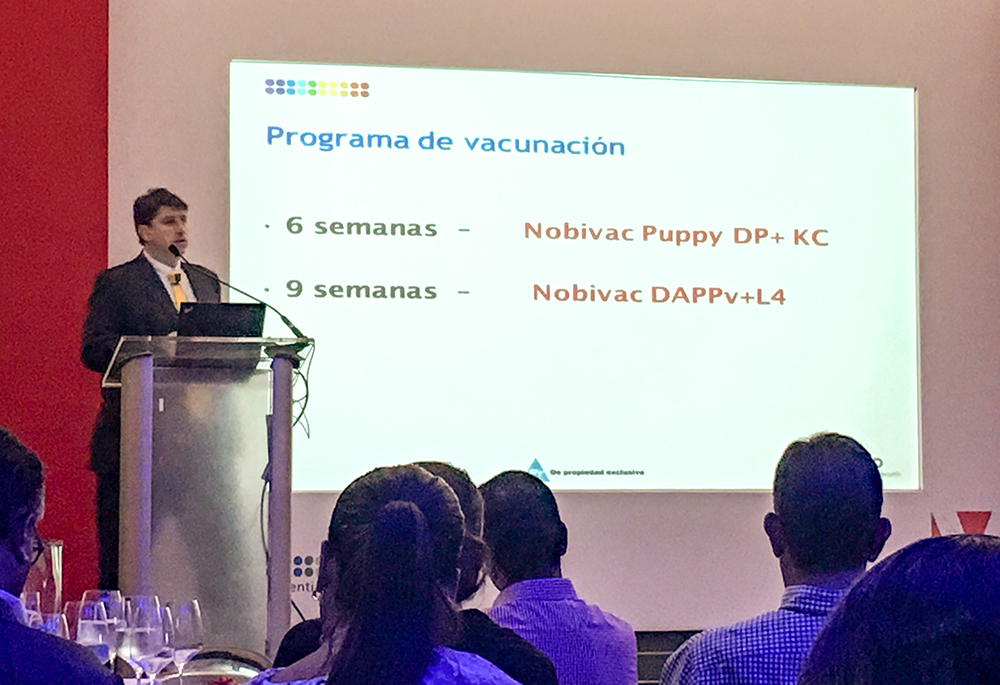 Dr. Claudio Matta expone sobre la vacunación en Congreso ADOMEVAM