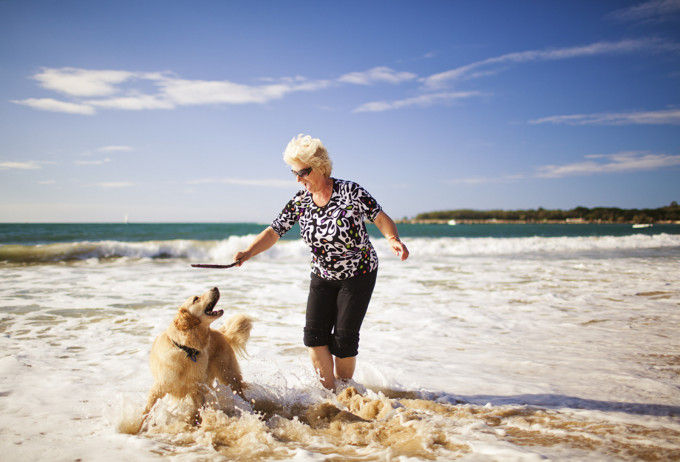 A la playa con mi perro